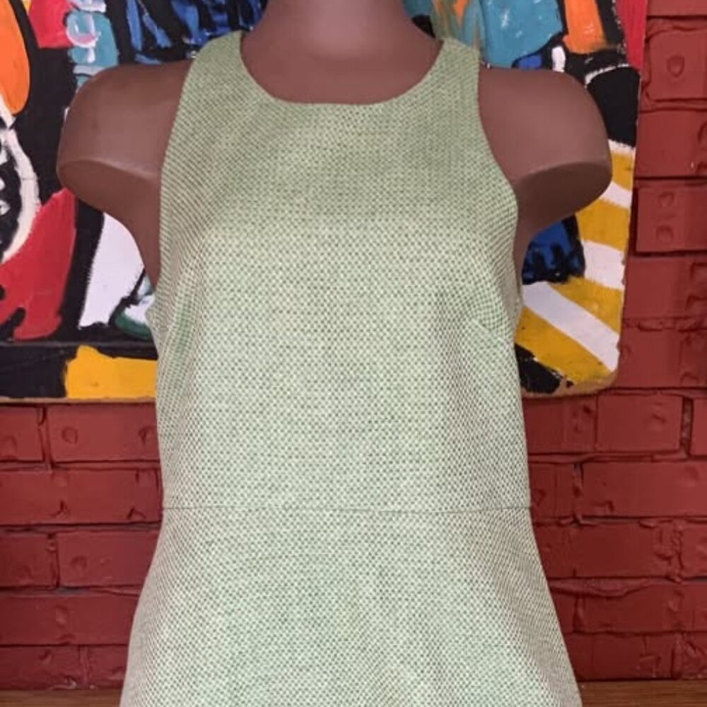 Vintage Banana Republic Women's Green Dress